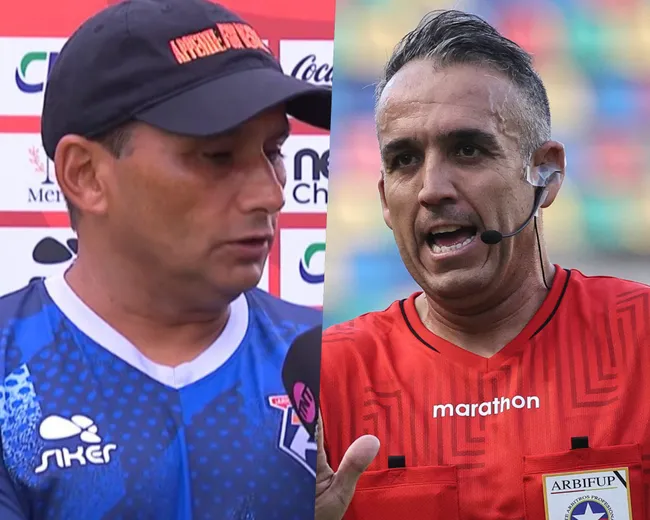 Iván Sandrock fue expulsado por Héctor Jona tras hablar con la TV. | Foto: Captura y Photosport.