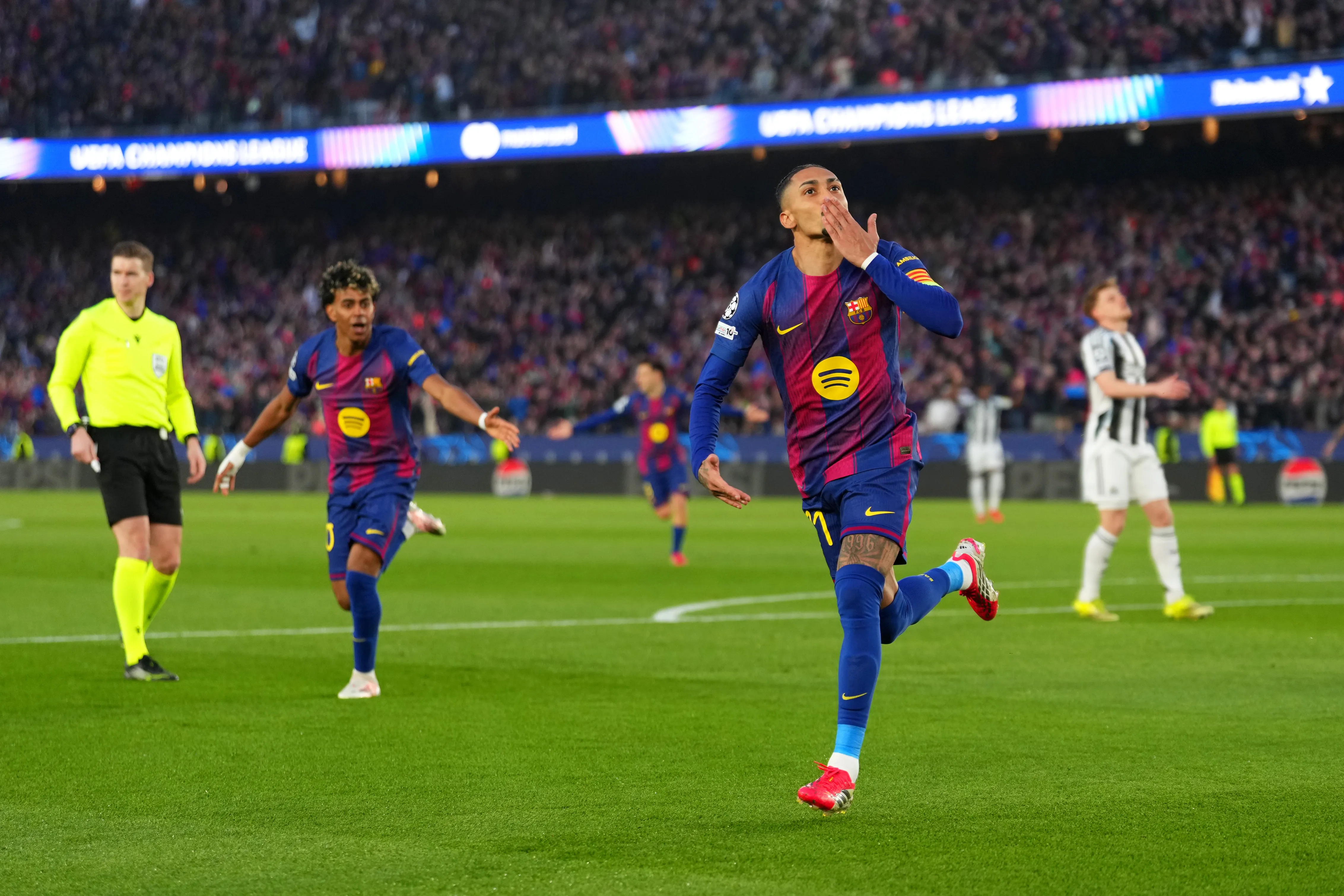 Raphinha fue el mejor jugador del partido | Getty Images