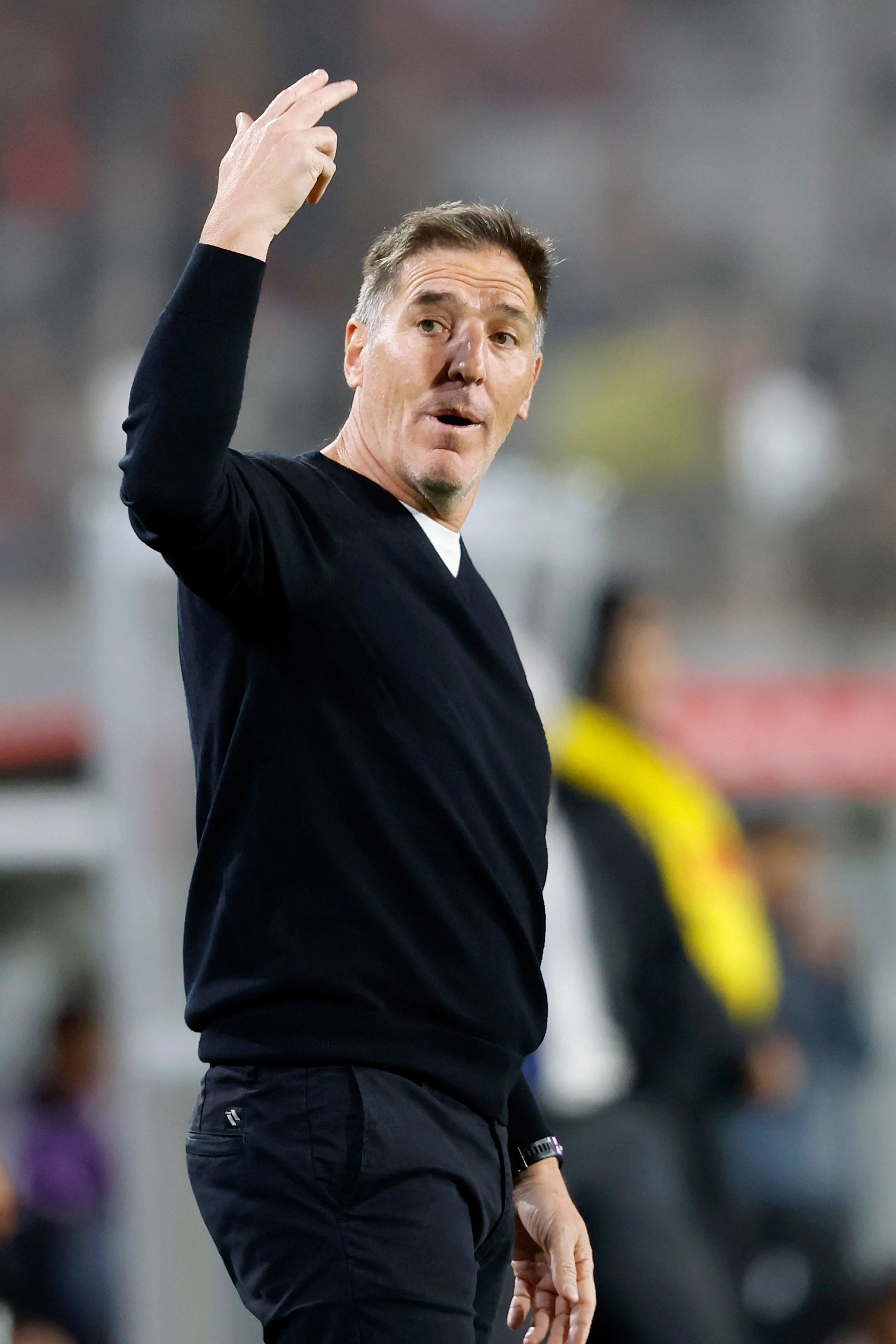 Eduardo Berizzo era una de las cartas fuertes de la U para reemplazar a Francisco Meneghini. Foto: Photosport.