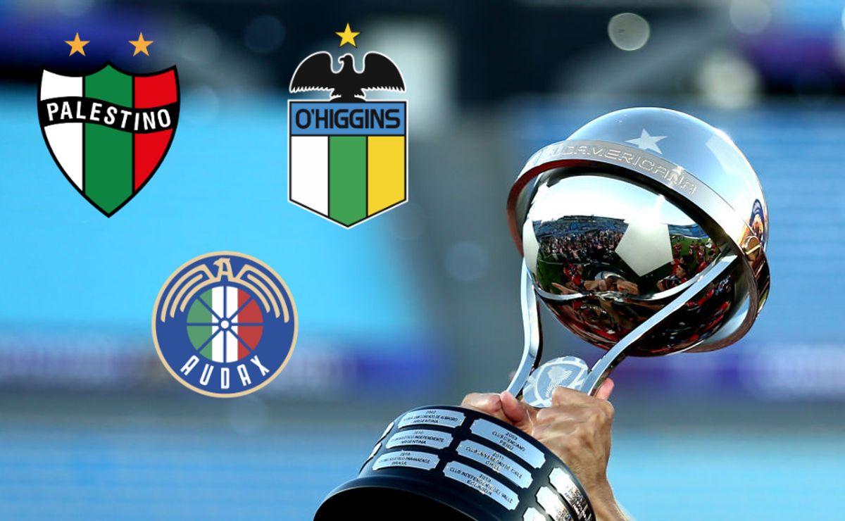Sorteo de la Copa Sudamericana: a qué hora y dónde ver EN VIVO a los rivales de Palestino, O’Higgins y Audax Italiano