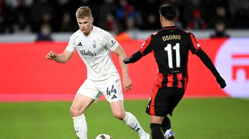 Darío Osorio fue titular en el Midtjylland.