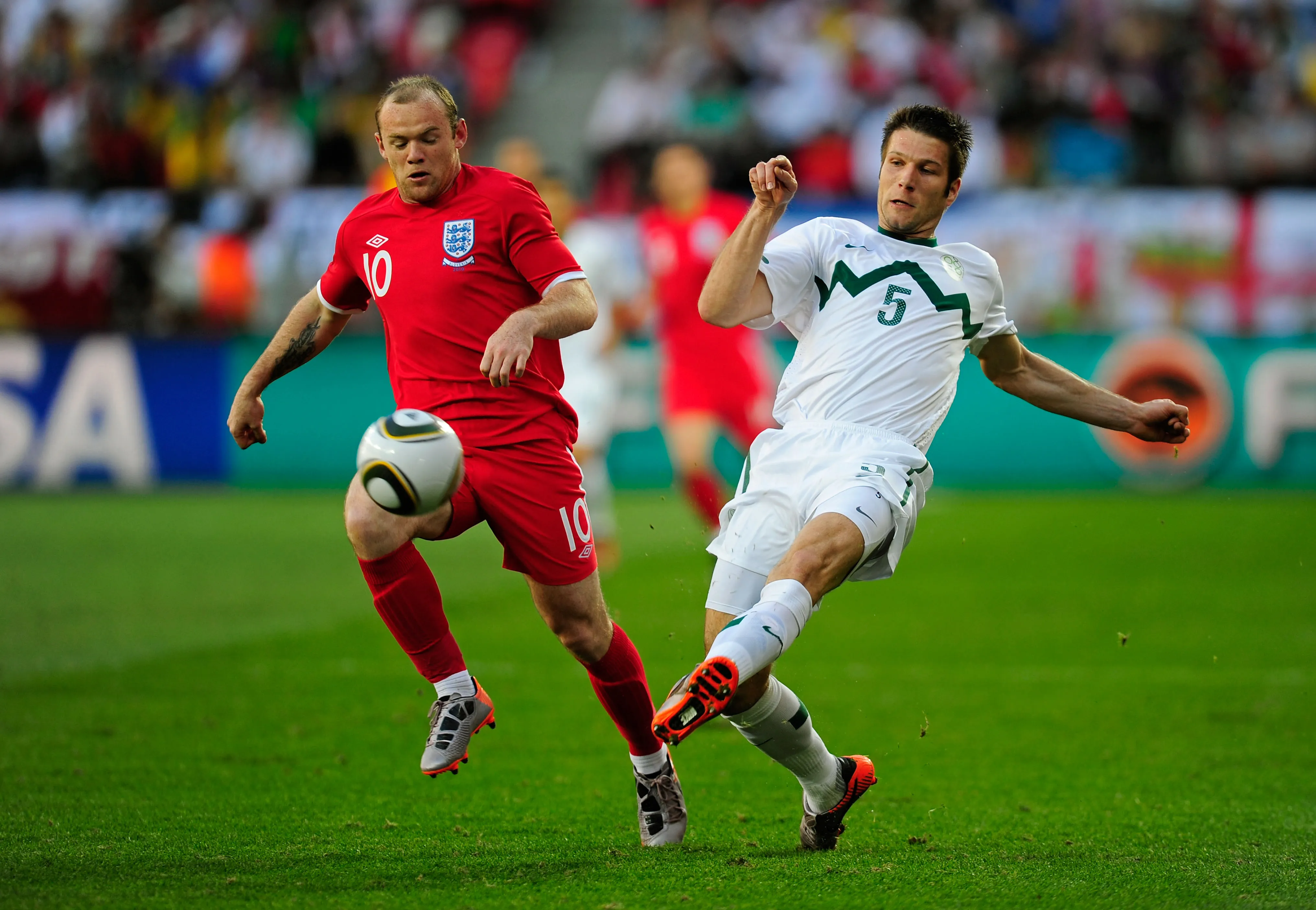 Wayne Rooney no guarda ningún buen recuerdo del Mundial de Sudráfrica 2010. | Foto: Getty Images.
