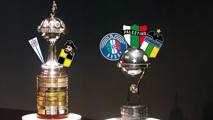 Los cinco equipos chilenos conocieron su suerte en torneos Conmebol.