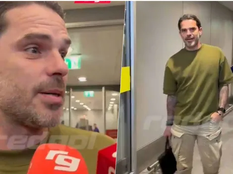 El primer mensaje de Gago al llegar a Chile para firmar en la U