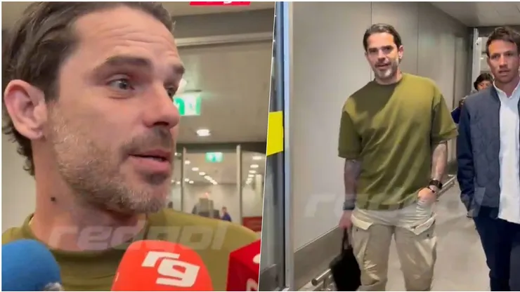 Gago arribó a Chile para ser el nuevo DT de la U