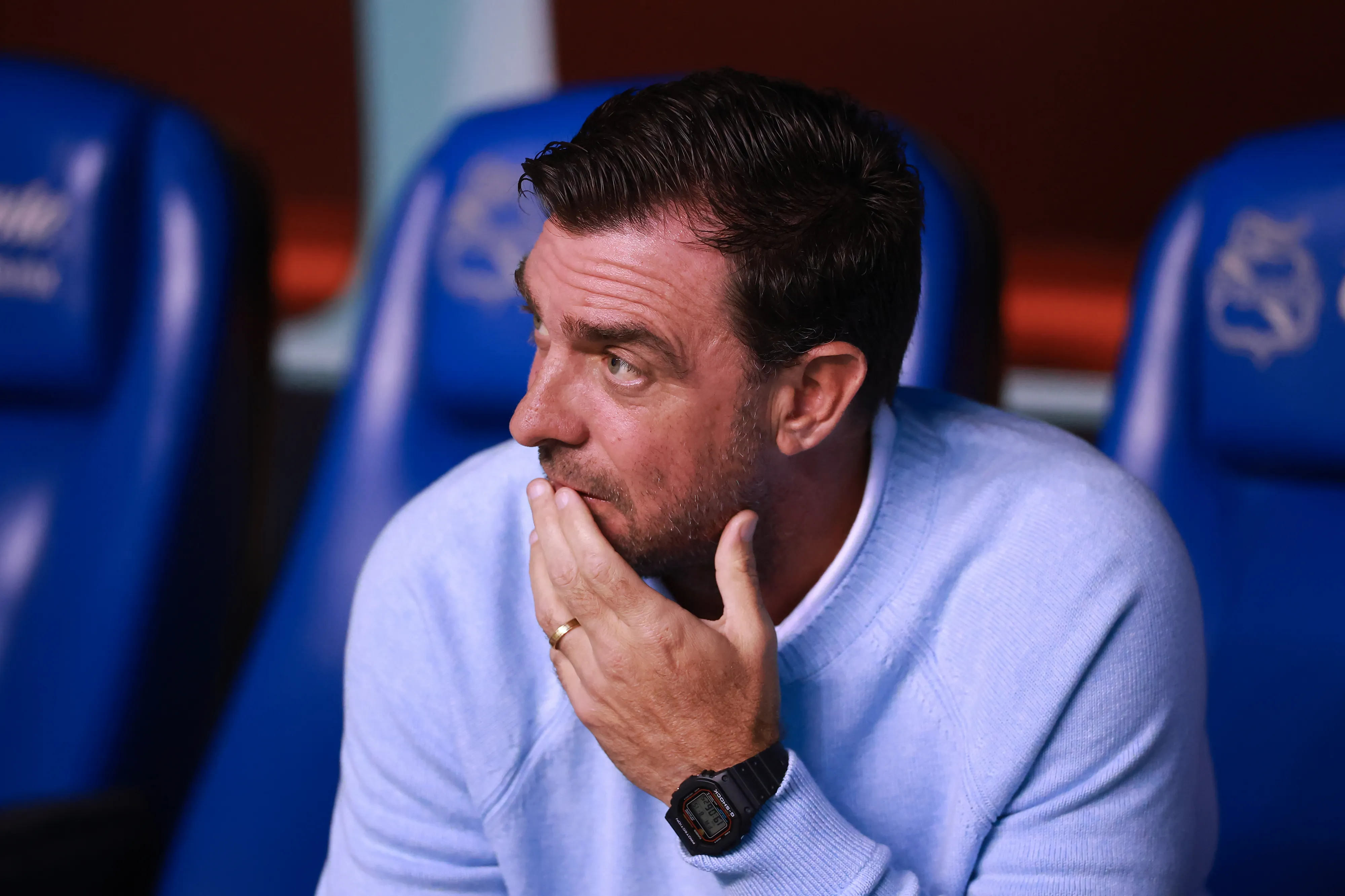 Pablo Guede parecía el seguro DT de San Lorenzo de Almagro, peeero… (Hector Vivas/Getty Images).