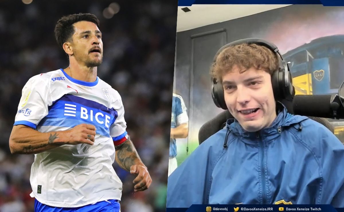 “Ganando en Chile”: la reacción de Davoo Xeneize al grupo de Boca Juniors con U. Católica