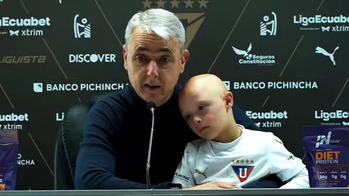 Tiago Nunes vivió un emotivo momento con su hijo