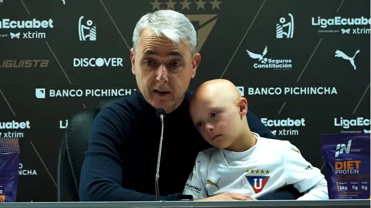 Tiago Nunes vivió un emotivo momento con su hijo