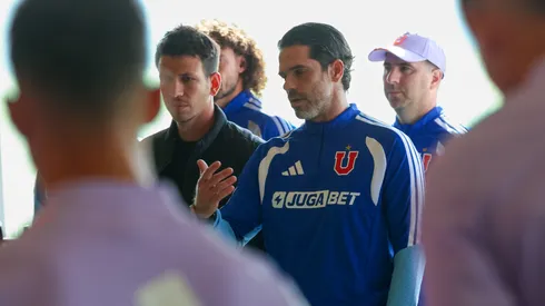 Las primeras palabras del DT de la U a los referentes.