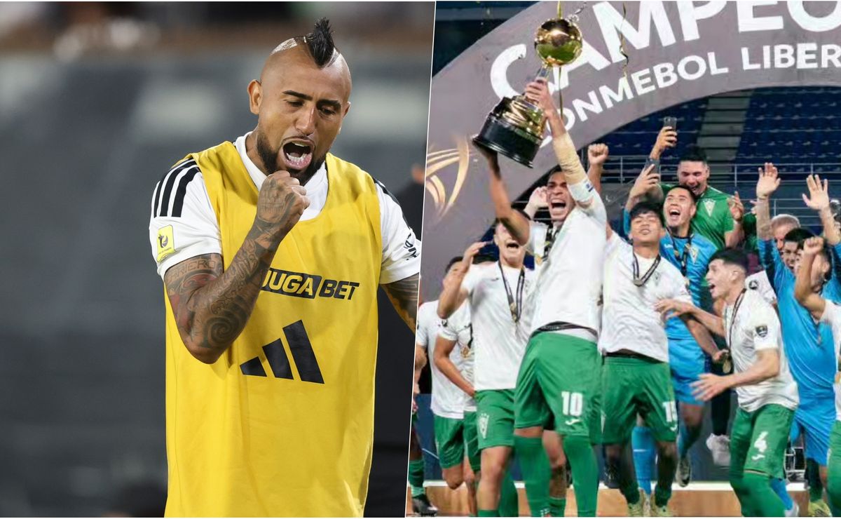 Arturo Vidal se sube a la caturroneta y festeja la Copa Libertadores Sub 20 de Santiago Wanderers