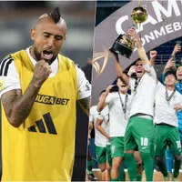 El festejo de Arturo Vidal tras la Libertadores Sub 20 de Wanderers
