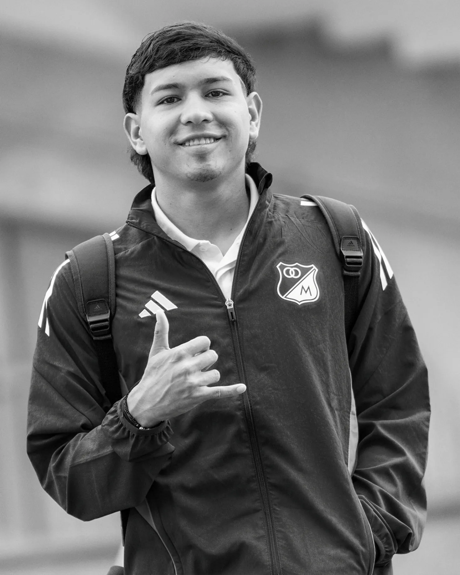El joven futbolista fallecido en Colombia.
