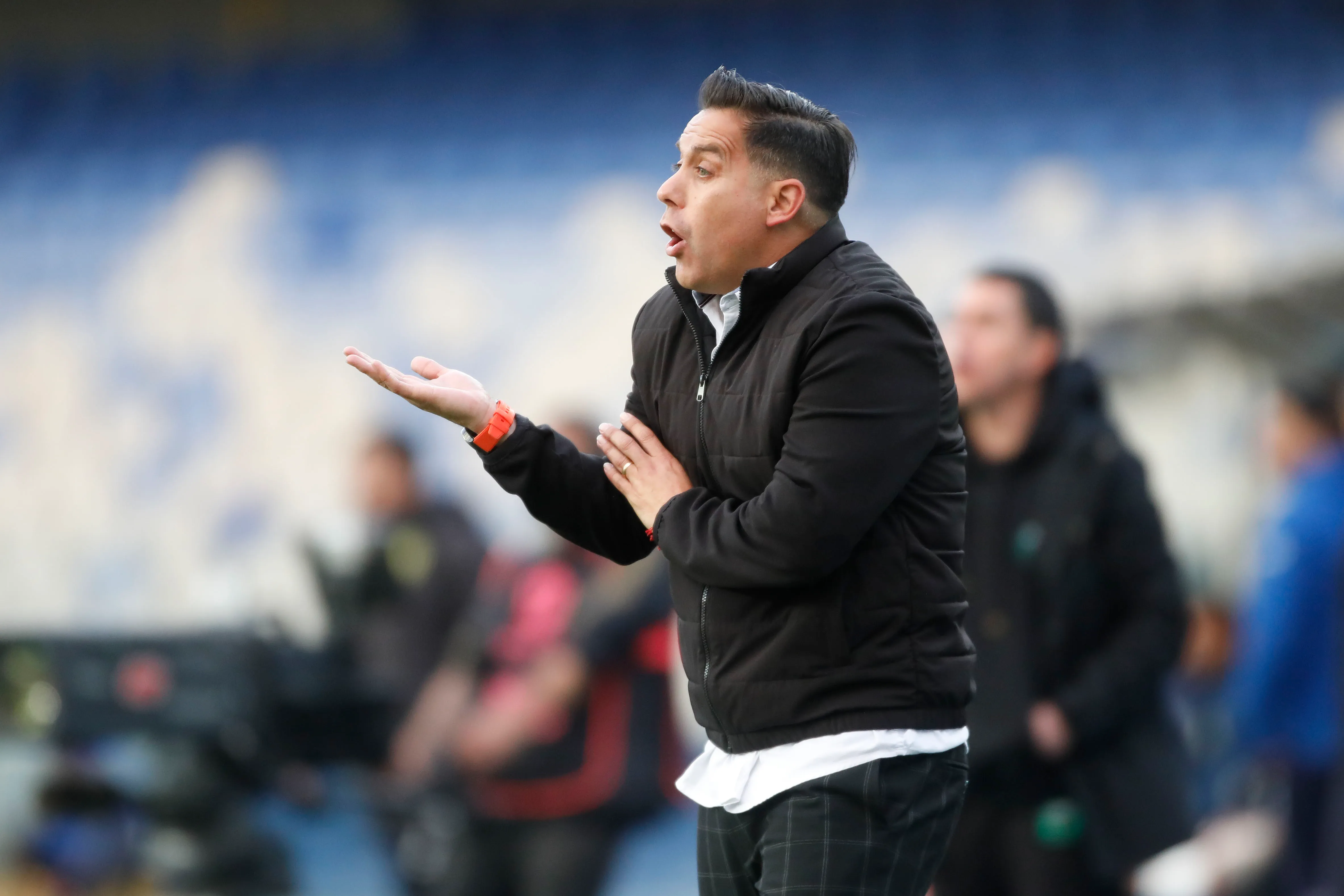 Arturo Sanhueza quedó con un sabor amargo tras la paridad ante los Canarios. (MARCO VAZQUEZ/Photosport).
