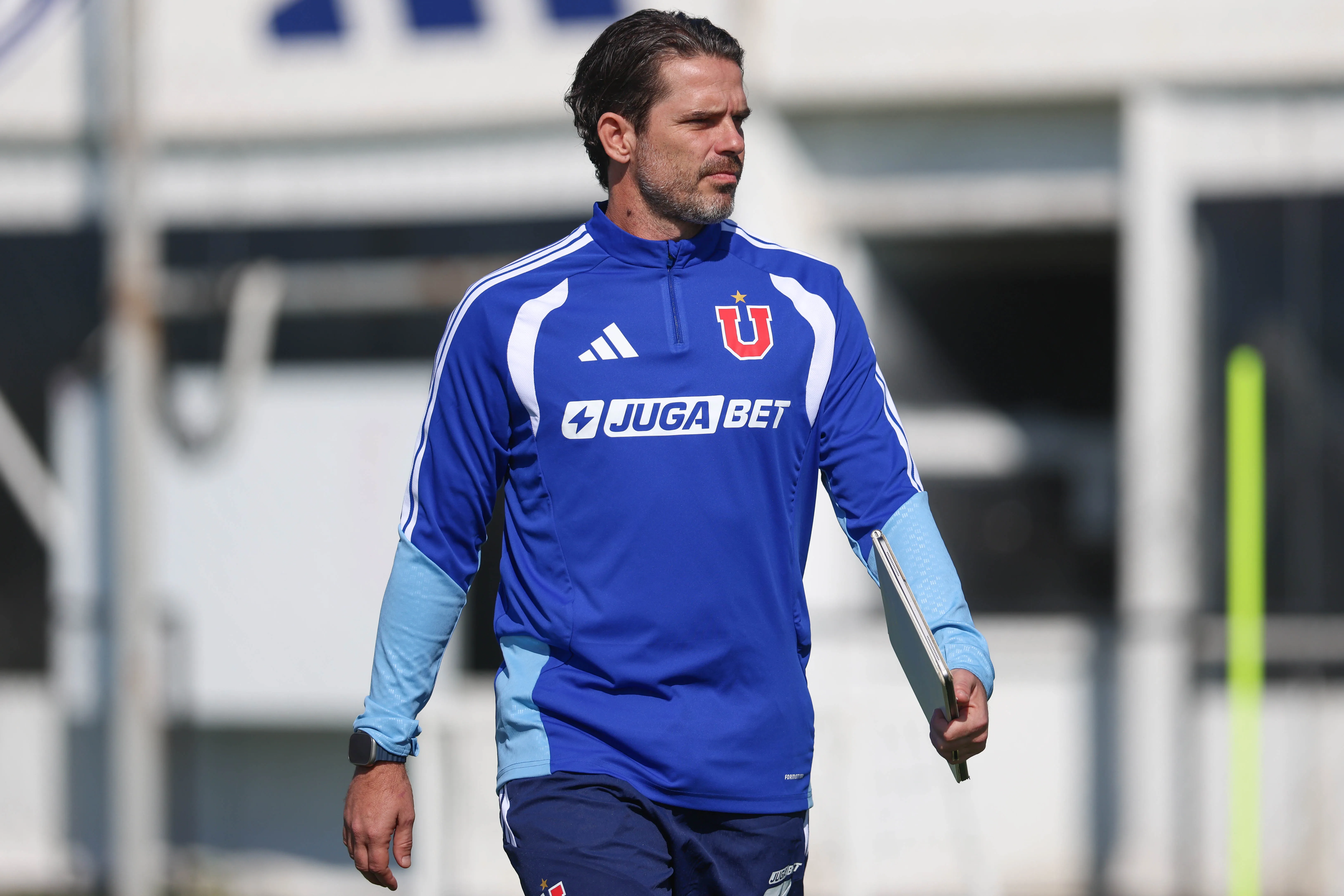 Fernando Gago no da la formación a los jugadores hasta dos horas antes. Foto: U de Chile.