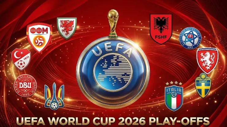 16 selecciones europeas buscarán los últimos cupos al Mundial 2026.