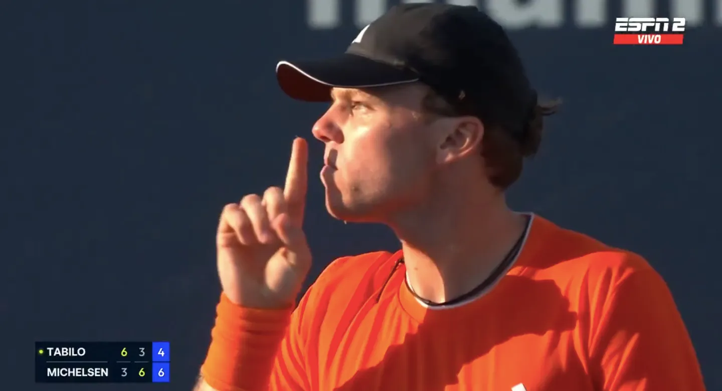 El feo gesto de Michelsen tras vencer a Tabilo en el Masters 1000 de Miami