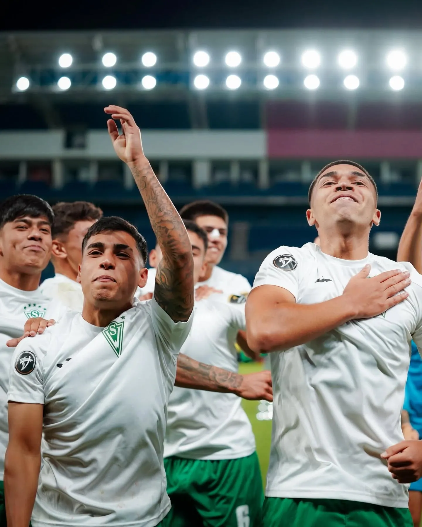 La celebración de Wanderers en Quito. Foto: Conmebol Libertadores Sub 20