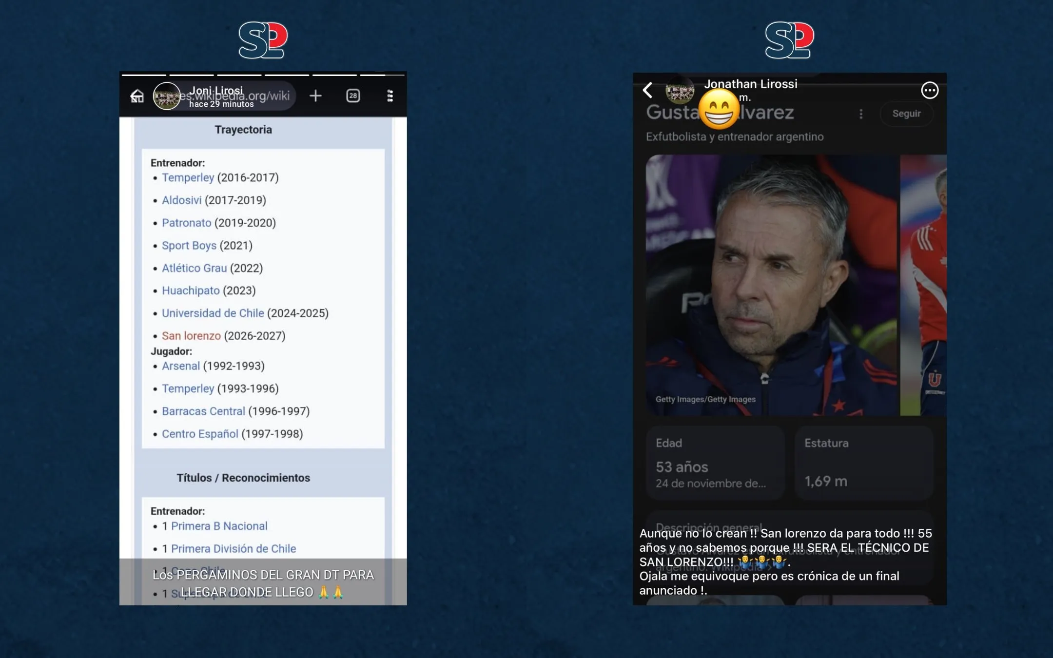 Las críticas que recibió Gustavo Álvarez en su arribo a San Lorenzo. | Foto: Captura.