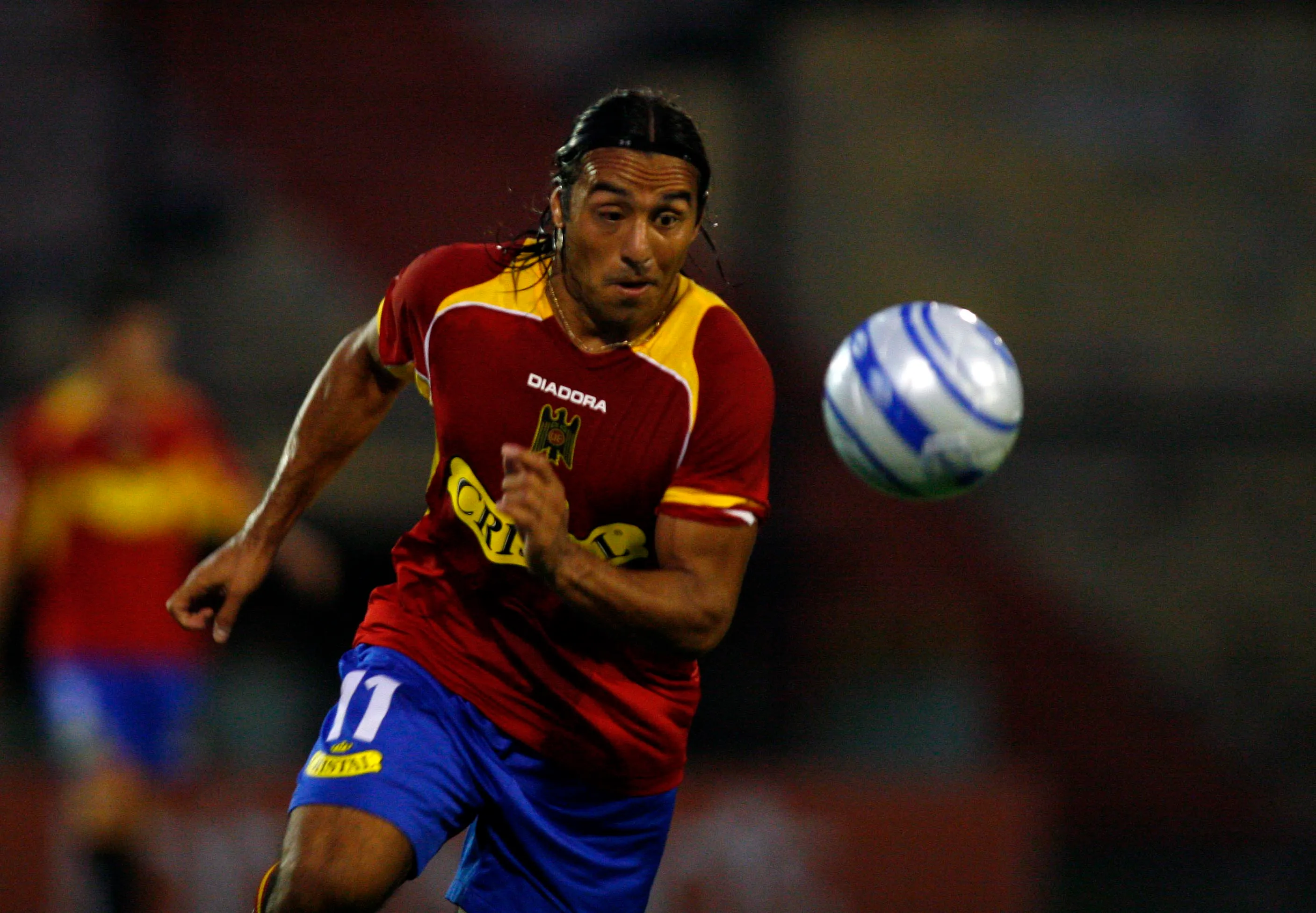 Mario el Petrolero Cáceres también jugó en la Unión Española. (CHRISTIAN IGLESIAS/PHOTOSPORT).