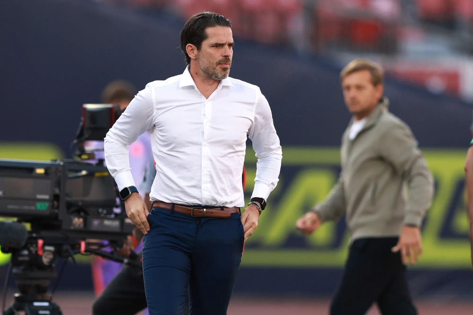 Gago en su debut con la U frente a La Calera: explicó la ausencia de Carepato y la suplencia de Calderón.