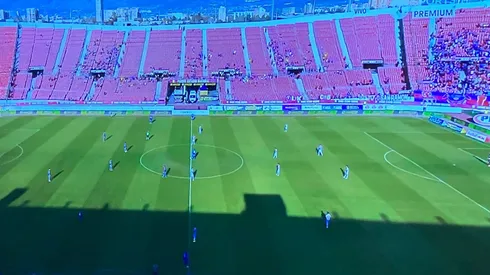 Poca gente llegó al debut de Gago en la U