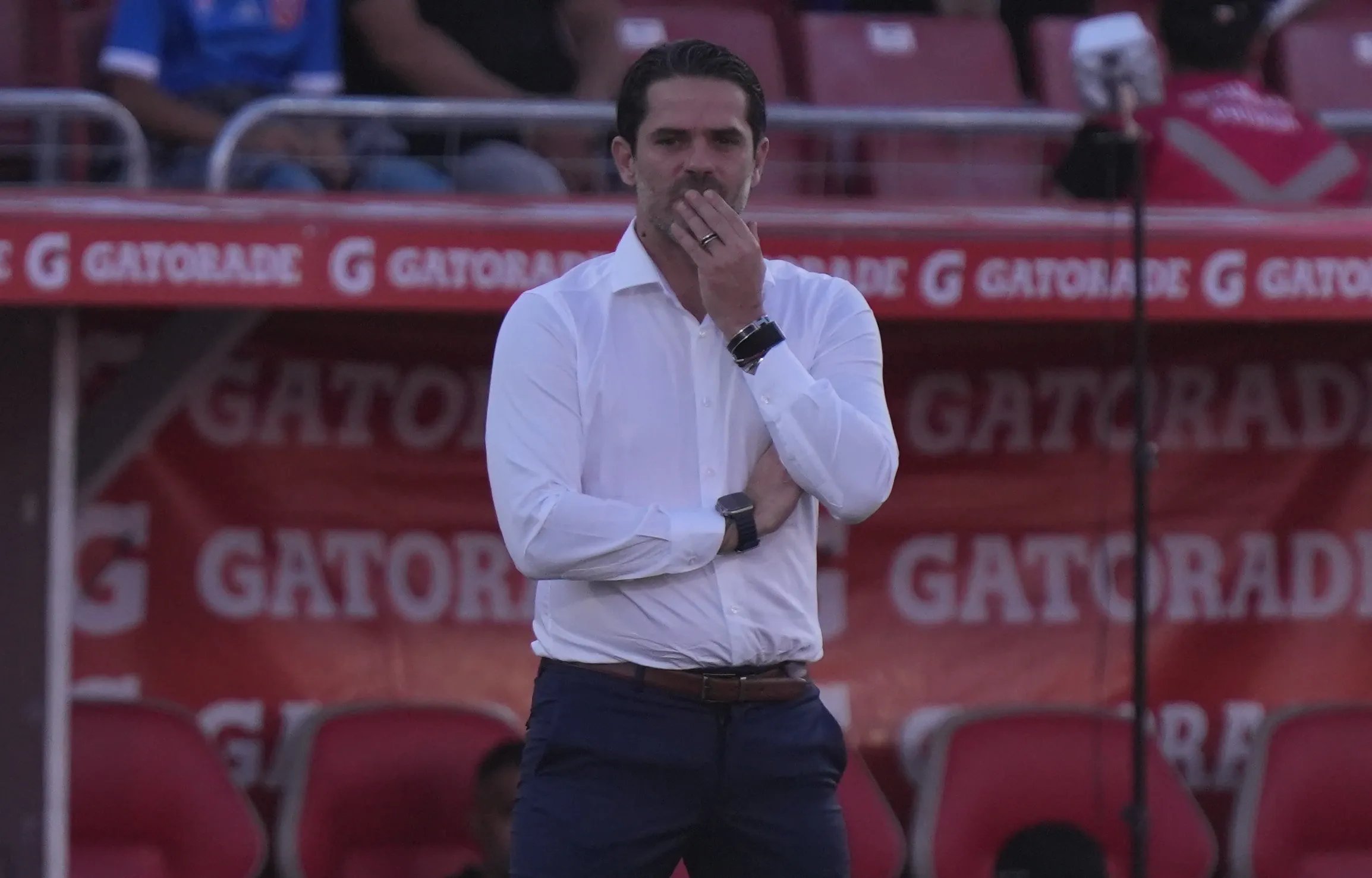 Fernando Gago explicó uno de sus cambios más polémico. Foto: Cristián  Cona / Emisora Bullanguera.