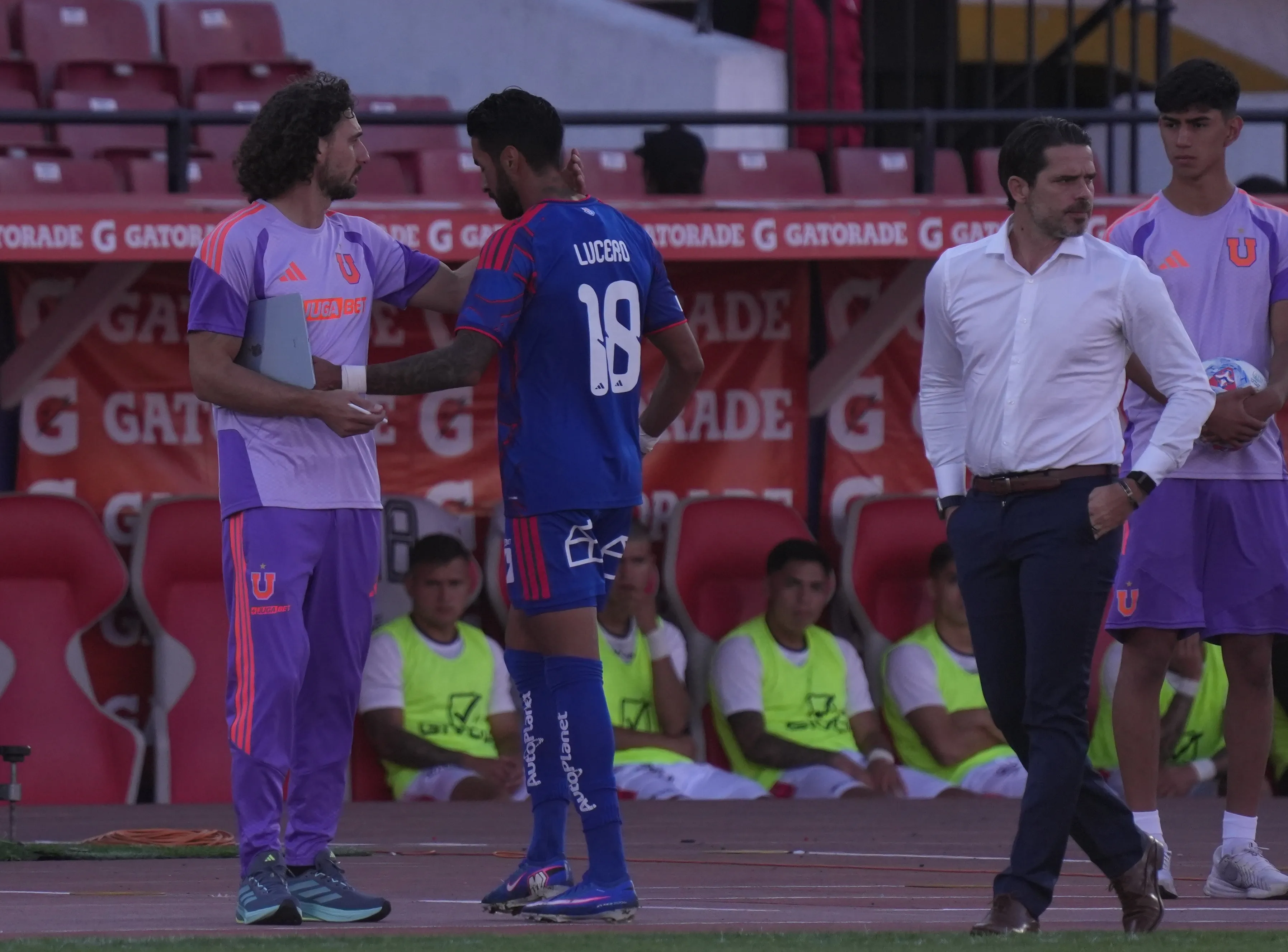 Fernando Gago comenzó con una derrota su historia en la U. Foto: Cristian Cona / Emisora Bullanguera.