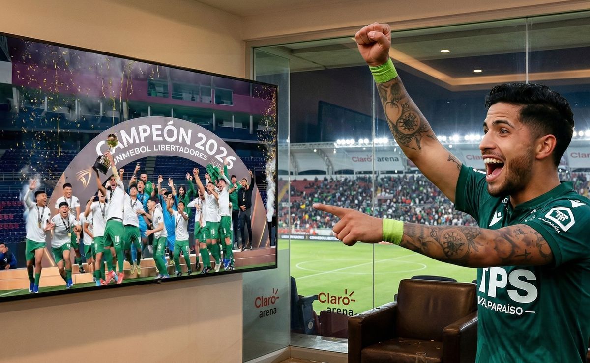 Volvió tras un problema médico y celebra al Wanderers campeón de la Libertadores: “No es fácil pararse…”