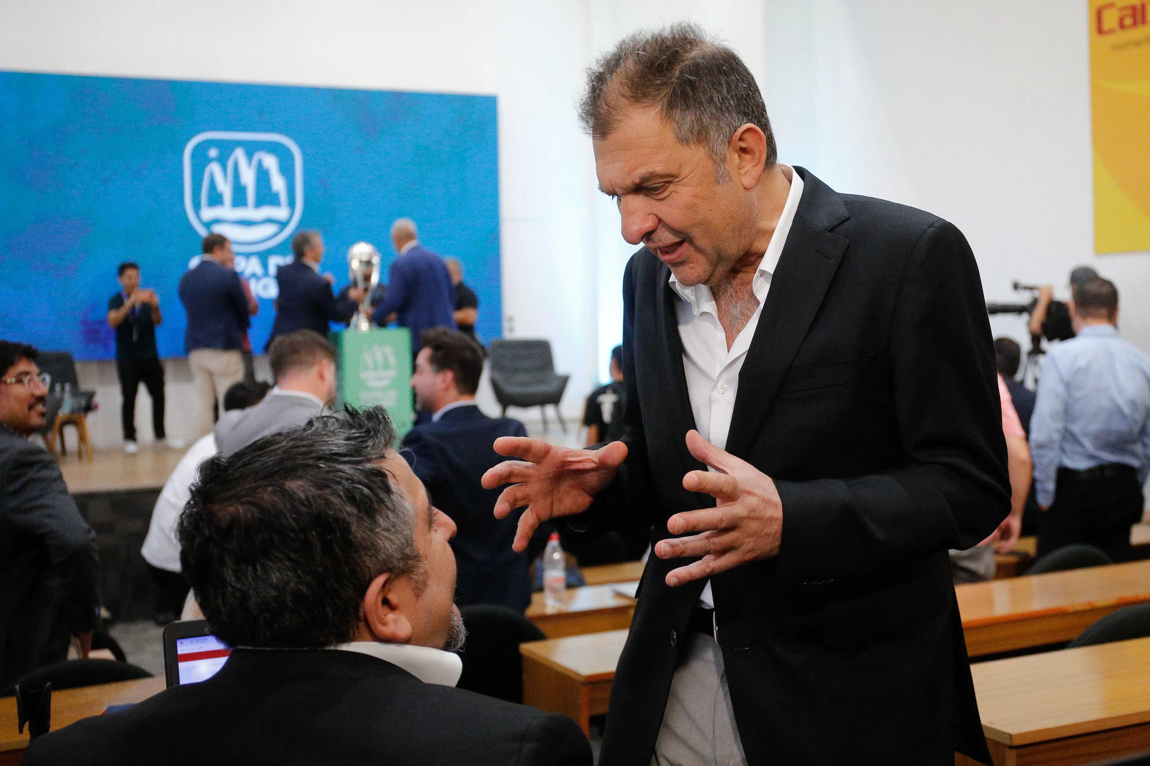 Mosa estuvo la semana pasada en la sede de Quilín de la ANFP