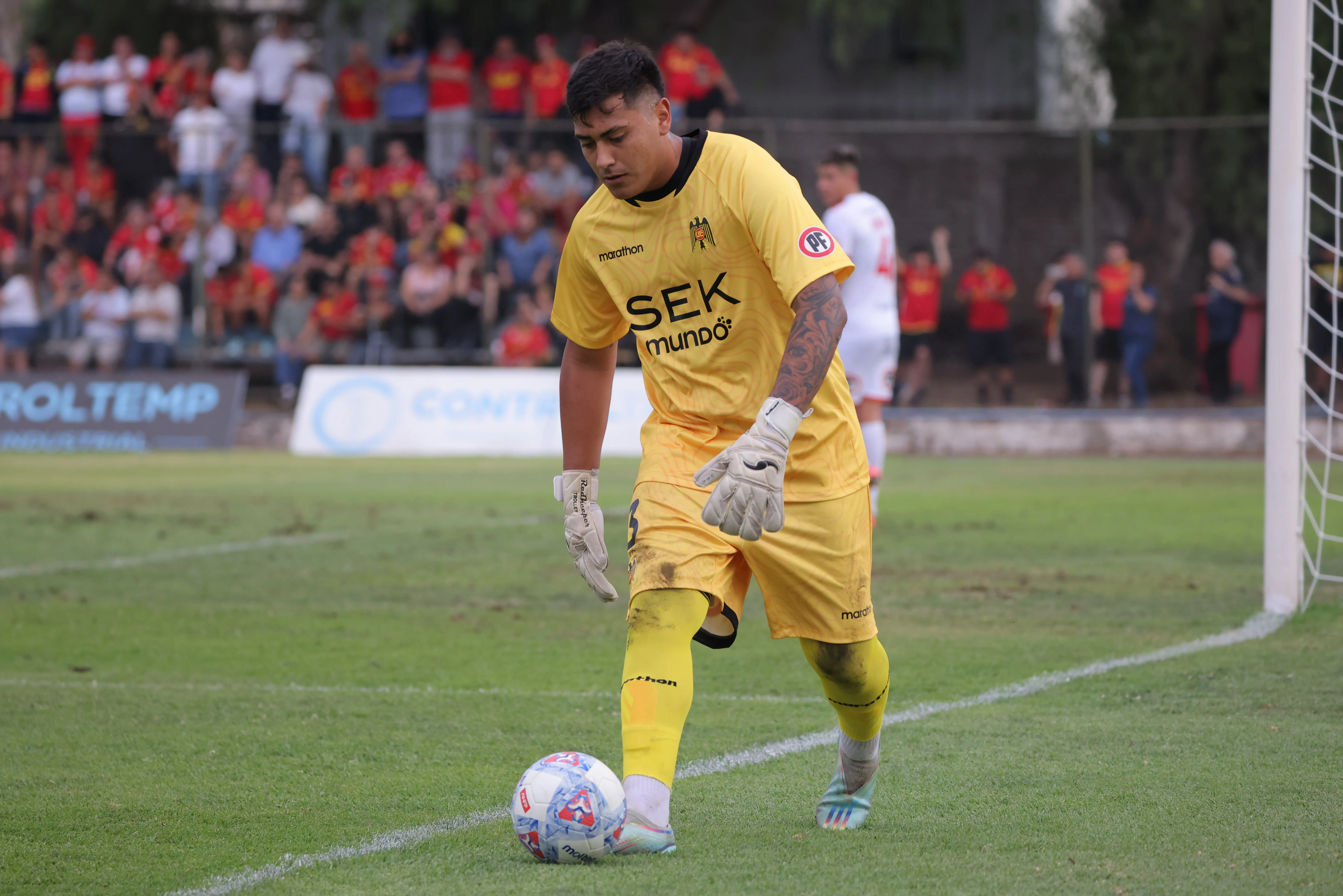 Fierro había atajado en Copa Chile y ahora debutó en la B /Photosport