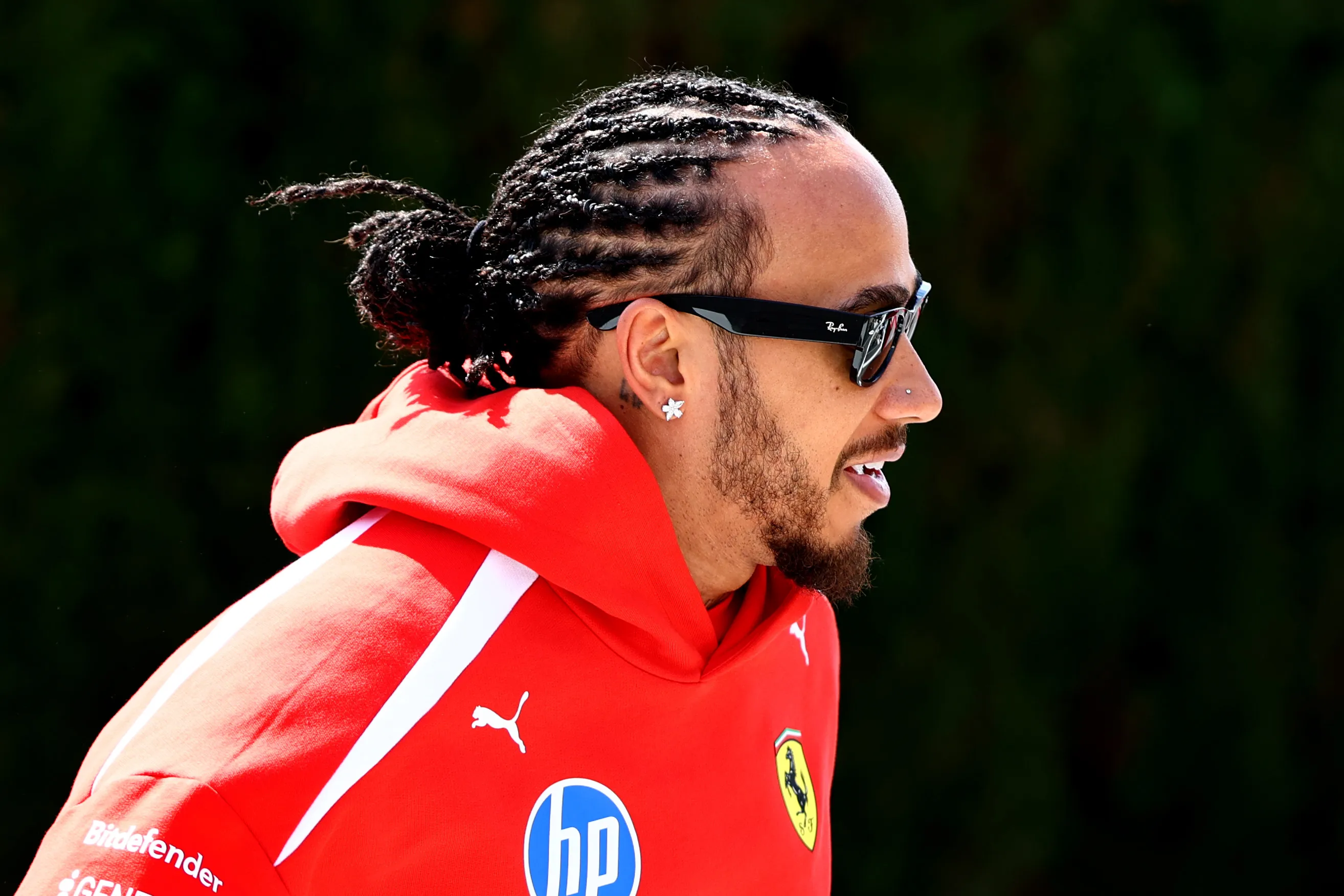 Hamilton prepara lo que será el GP de Japón. Imagen: Getty