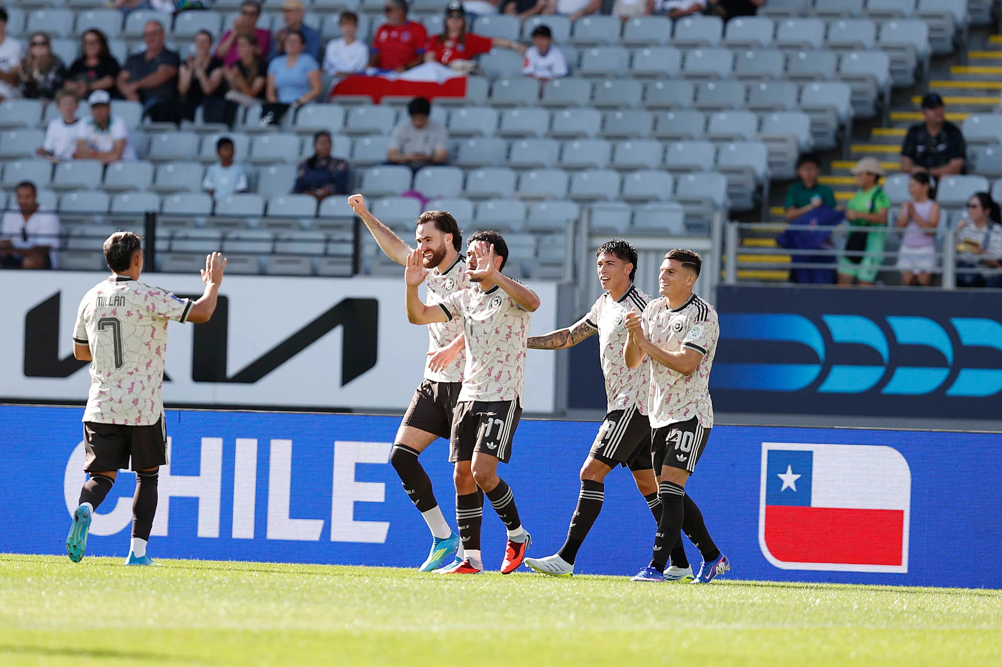 Chile celebró ante Cabo Verde. Foto: Carlos Parra – Comunicaciones FFCh