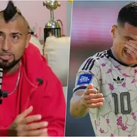 Arturo Vidal explica el mal partido de Lucas Cepeda: "Hay que decirle..."