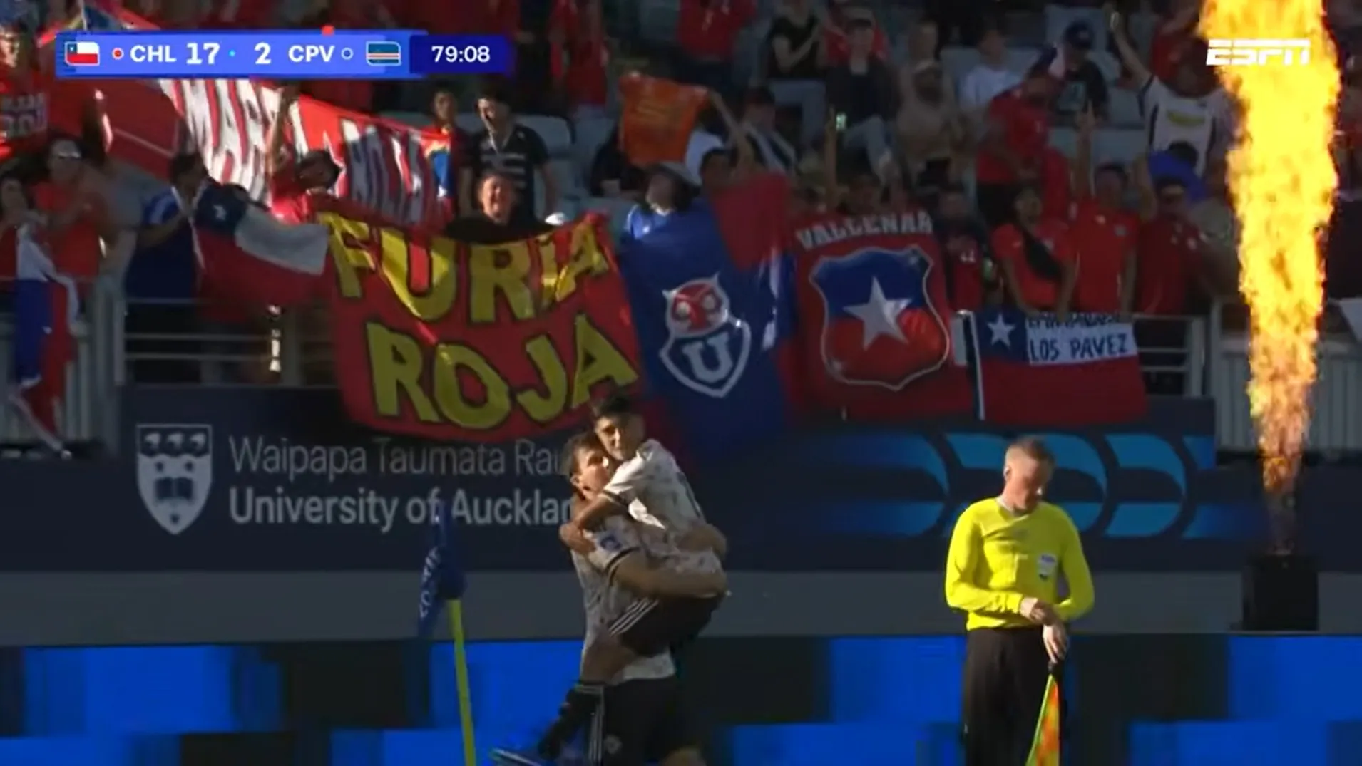 Chile llegó a tener 17 goles ante Cabo Verde