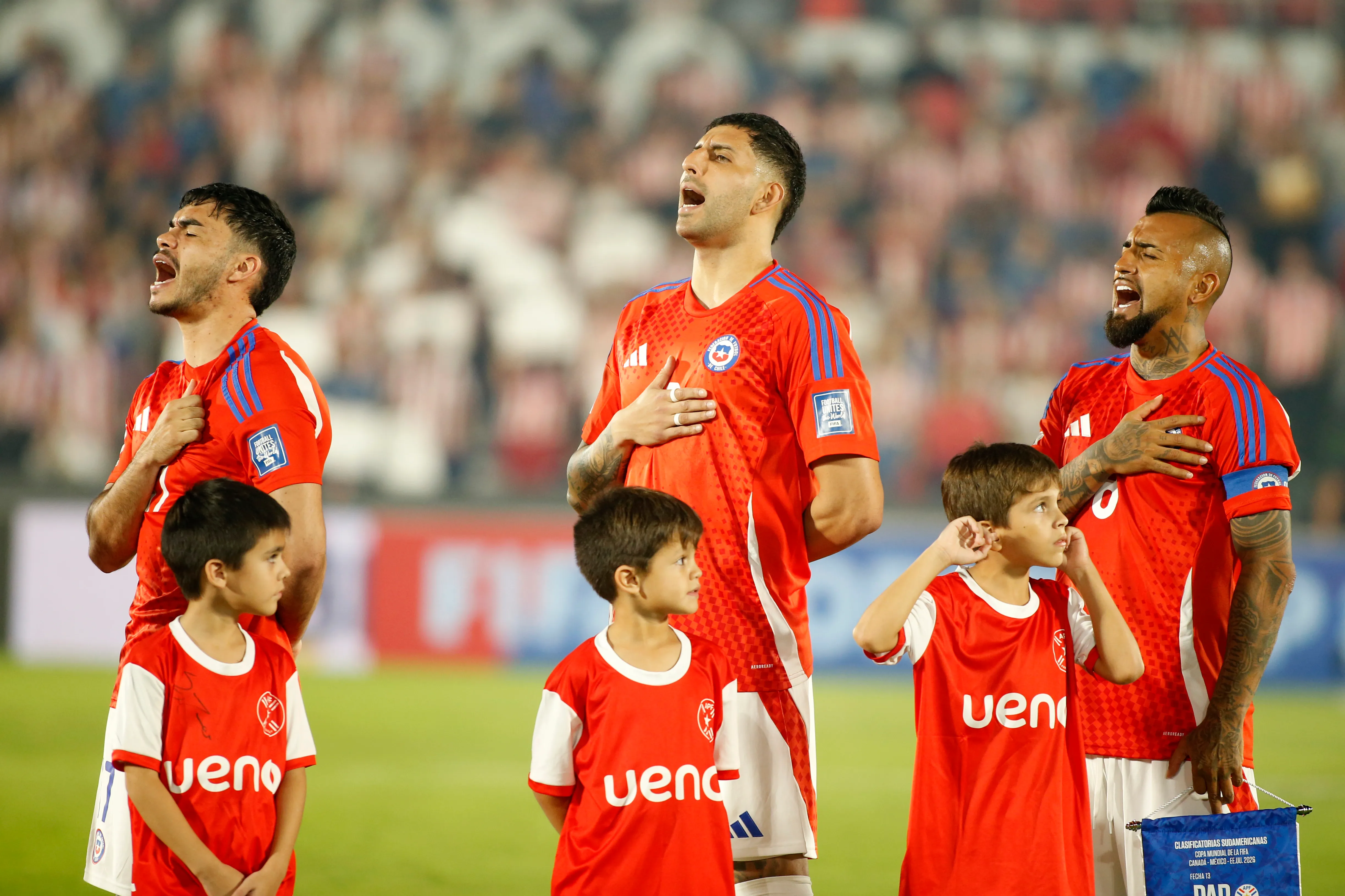 Arturo Vidal fue capitán de la Roja en la parte final del ciclo de Gareca. (Angelo Saavedra/Photosport).