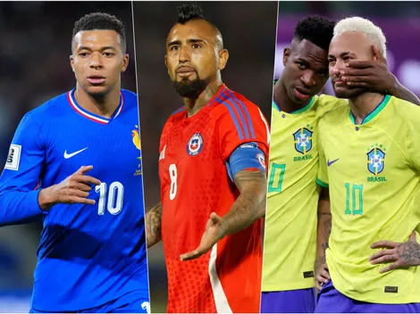 Vidal modo Mundial: alaba a Mbappé, barre con Vini y pide a Neymar