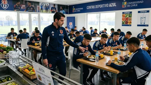 Fernando Gago está atento de cada comida en la U.