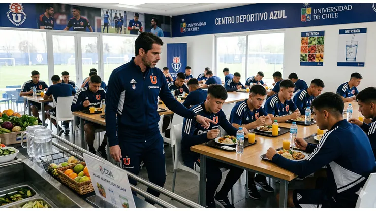 Fernando Gago está atento de cada comida en la U.
