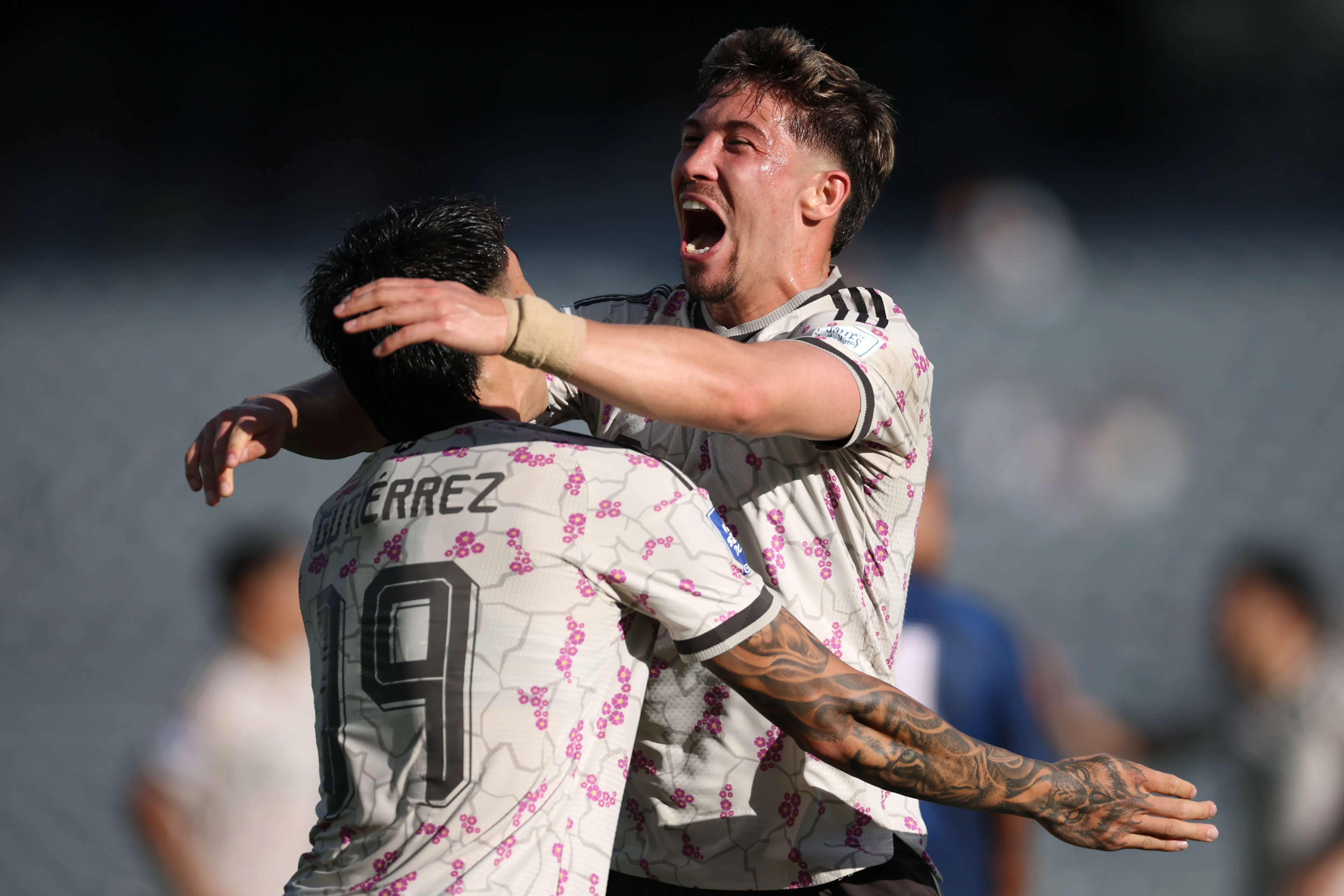 Felipe Loyola celebrando su conquista ante Cabo Verde en el amistoso del pasado viernes 27 de marzo. (Foto: Phil Walter/Getty Images)