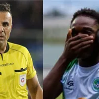 Polémicas seguidas de Piero Maza en la B: falta, penal, roja y gol de tiro libre