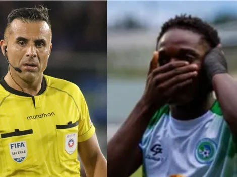 Polémicas seguidas de Piero Maza en la B: falta, penal, roja y gol de tiro libre