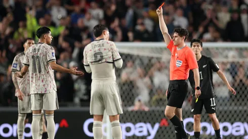 Darío Osorio fue expulsado en la selección chilena.