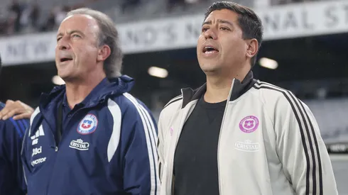Nicolás Córdova durante la derrota de Chile ante Nueva Zelanda.