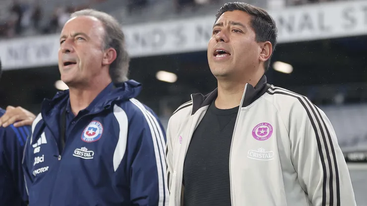 Nicolás Córdova durante la derrota de Chile ante Nueva Zelanda.