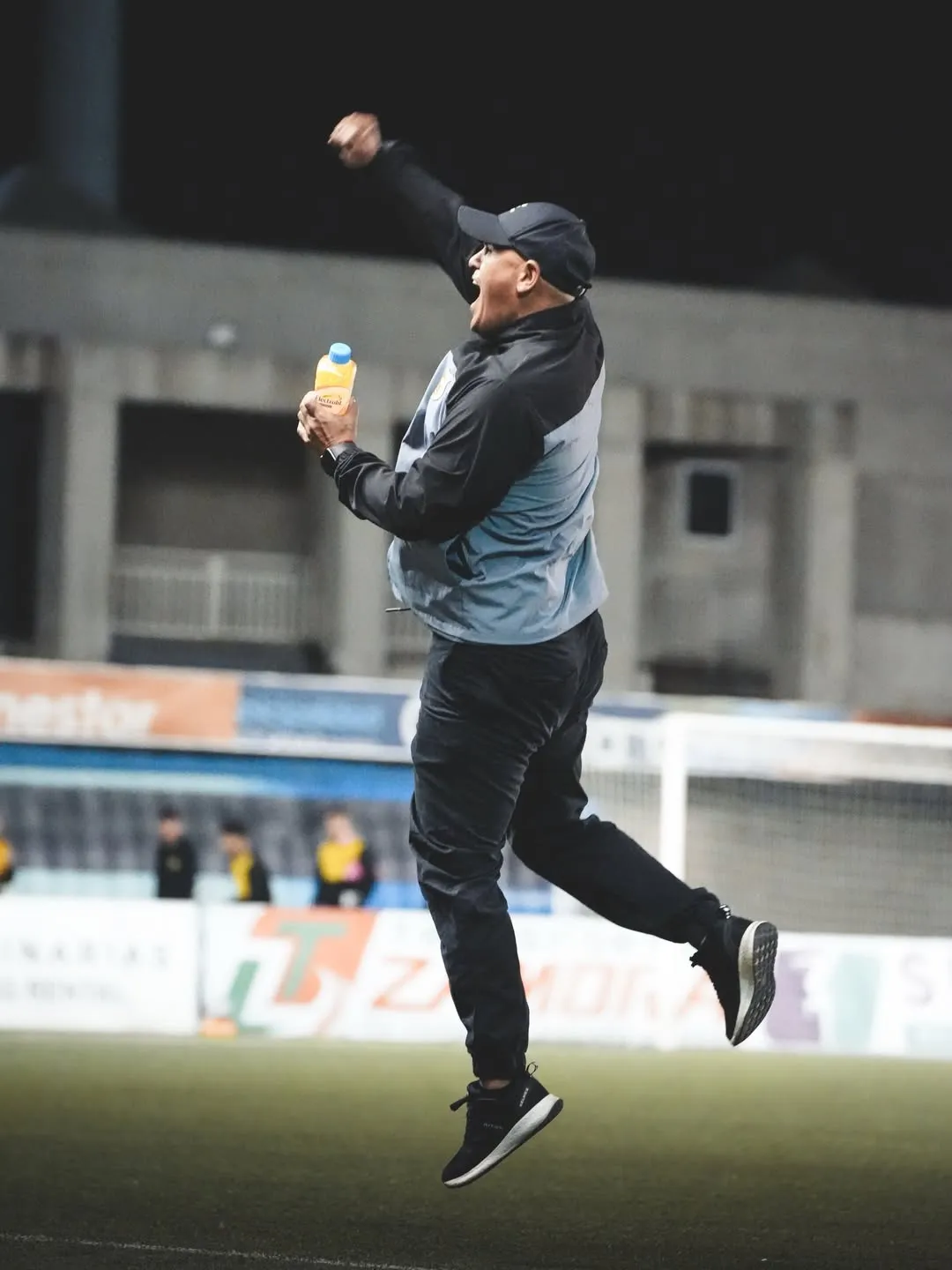 La celebración efusiva de Suazo en San Luis (Foto: Alexis Chávez / Comunicaciones San Luis de Quillota)