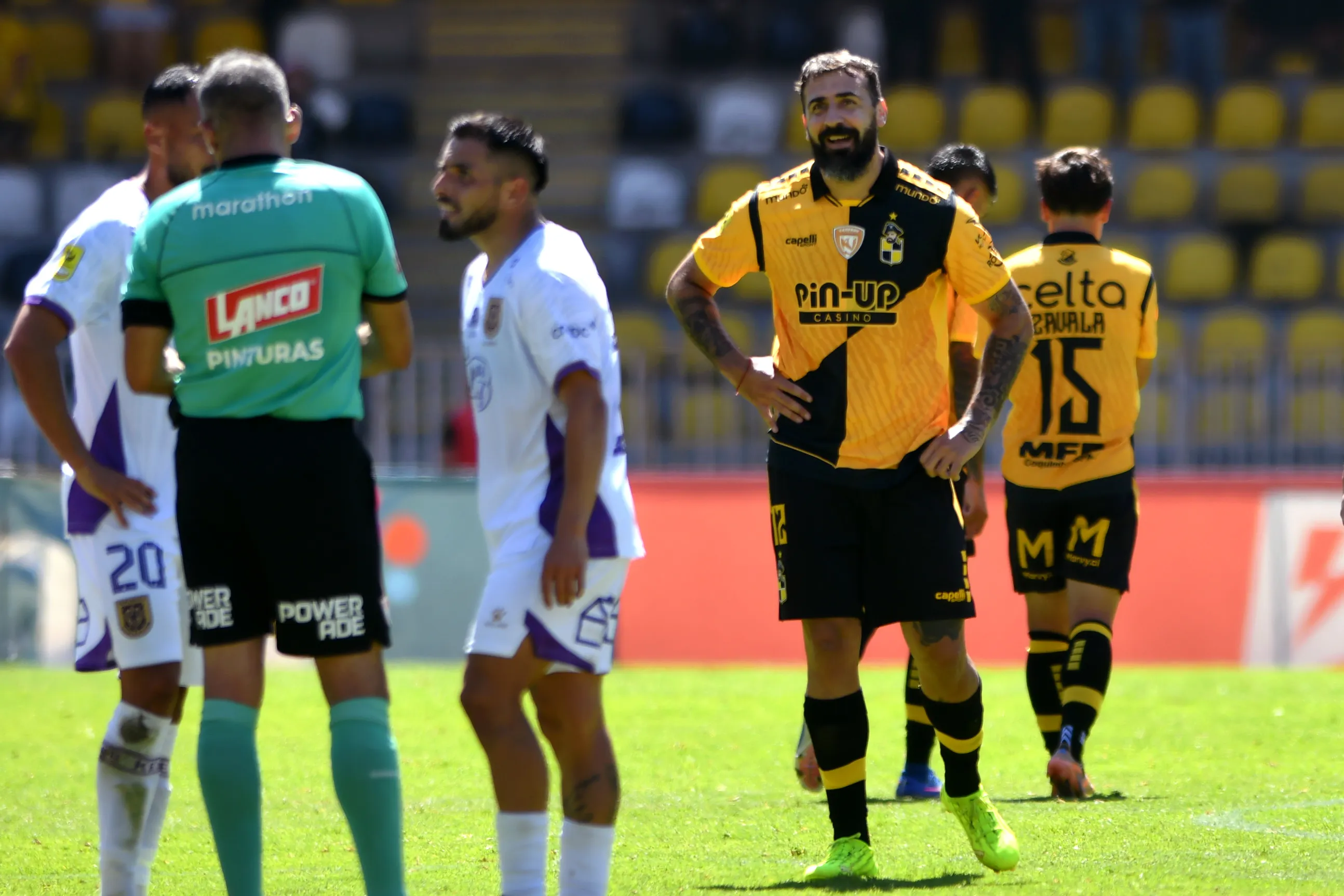 Lucas Pratto anotó el gol del triunfo de Coquimbo ante el Conce. (Alejandro Pizarro Ubilla/Photosport).