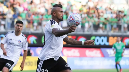 Arturo Vidal hace celebrear a Colo Colo.
