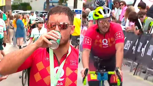 Hazard sorprendió en carrera de ciclismo tras su retiro del fútbol