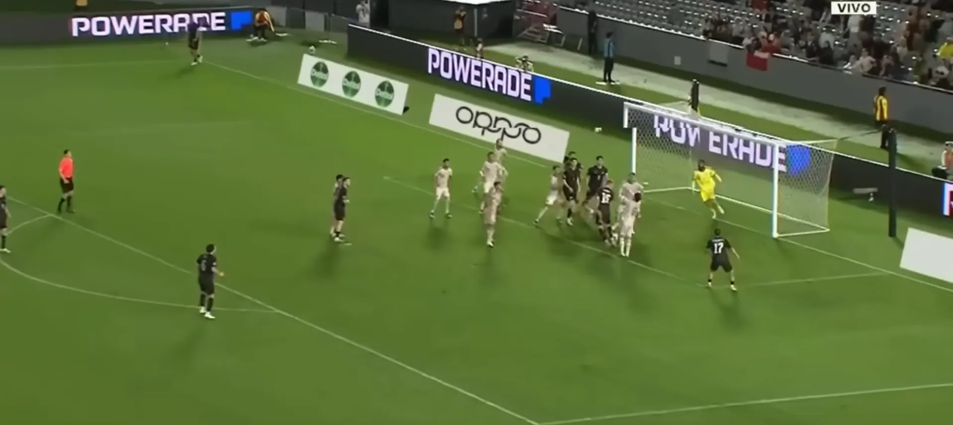 El centro es finalmente pasado.